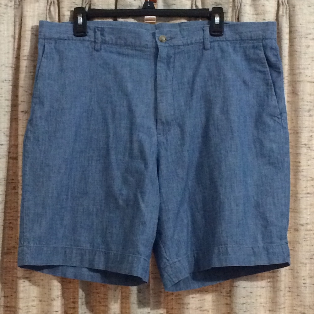 Polo Ralph Lauren Classic Fit Blue Chambray Shorts